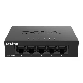 D-Link DGS-105GL/E võrgulüliti Haldamata Gigabit Ethernet (10/100/1000) Must