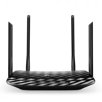 TP-Link AC1200 traadita ruuter Gigabit Ethernet kaheriba (2,4 GHz / 5 GHz) Must
