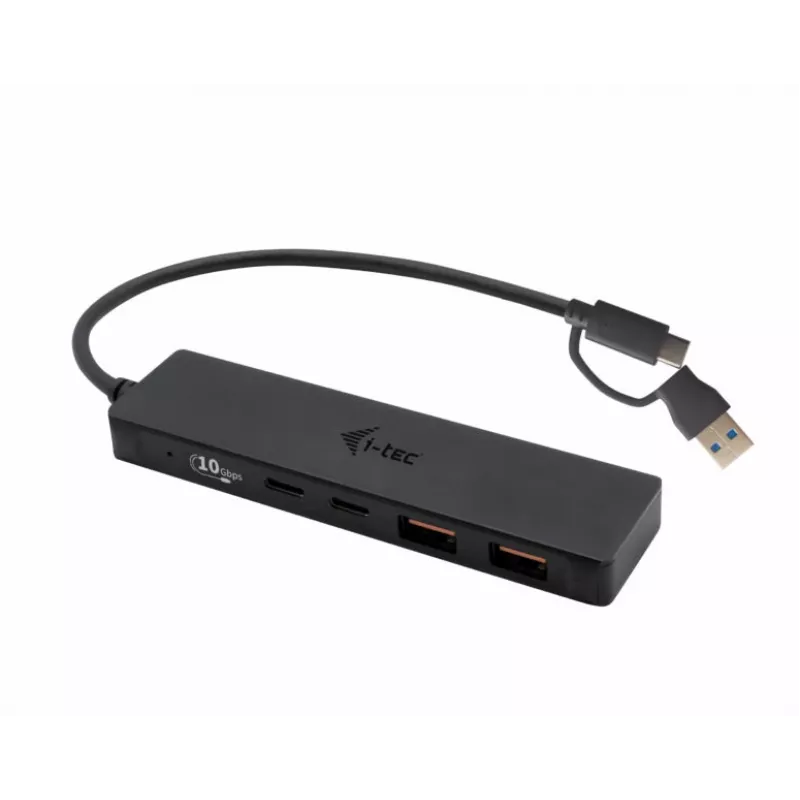 i-tec Metal USB-A/USB-C HUB 2x USB 3.0 + 2x USB-C (10 Gbps)