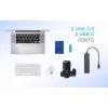 i-tec Metal USB-A/USB-C HUB 2x USB 3.0 + 2x USB-C (10 Gbps)