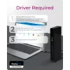 ICY BOX IB-DK2251AC Juhtmega USB 3.2 Gen 2 (3.1 Gen 2) Type-A Must