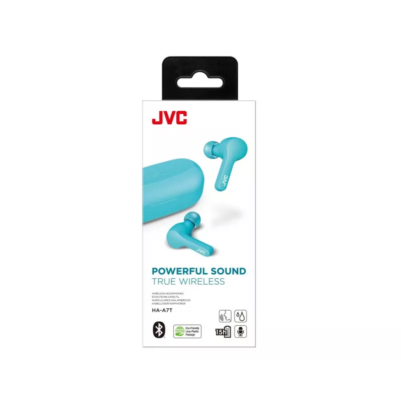 JVC HA-A7T-AN Kõrvaklapid True Wireless Stereo (TWS) Kõrvasisene Kõned/Muusika Micro-USB Bluetooth Sinine