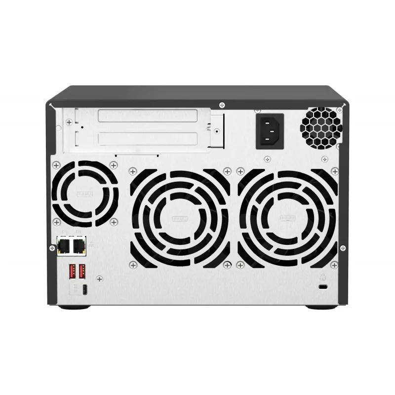 QNAP TS-673A NAS Tower Ryzen Embedded V1500B 8 GB DDR4 0 TB QNAP Turbo System Must