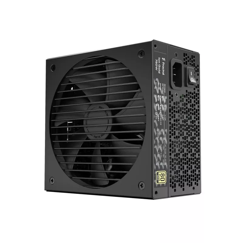 Fractal Design Ion+ 750W Gold toiteplokk 24-pin ATX ATX Must