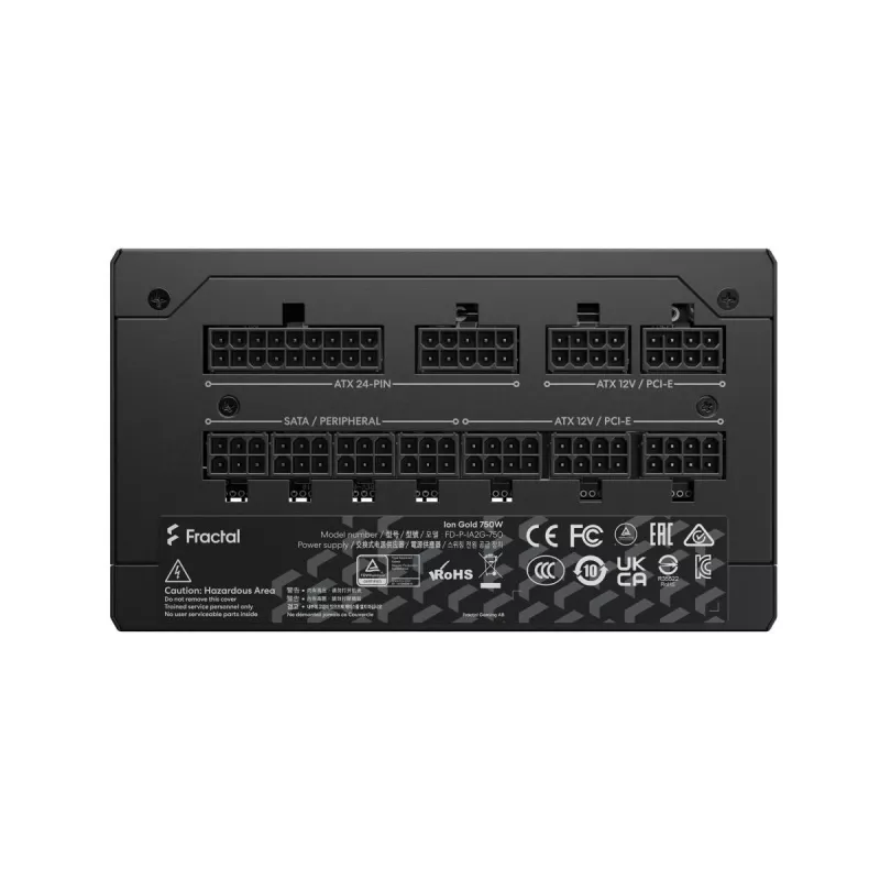 Fractal Design Ion+ 750W Gold toiteplokk 24-pin ATX ATX Must