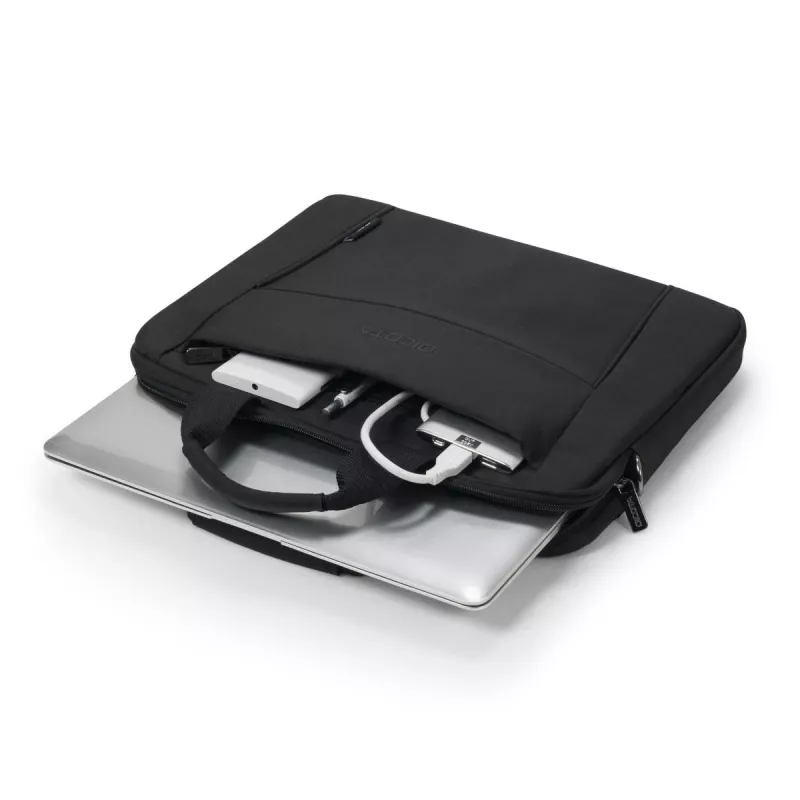 DICOTA Eco õhuke Case Base - 13-14,1-tolline sülearvutiümbris - Must / 300d Rpet Polyester