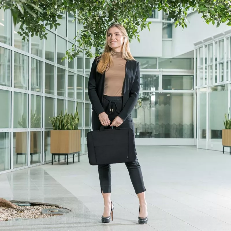 DICOTA Eco õhuke Case Base - 13-14,1-tolline sülearvutiümbris - Must / 300d Rpet Polyester