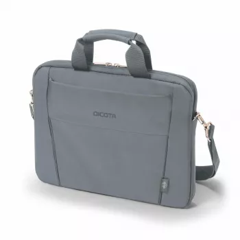 DICOTA Eco õhuke Case Base - 13–14,1-tolline sülearvutikohver - Hall / 300d Rpet Polyester