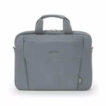 DICOTA Eco õhuke Case Base - 13–14,1-tolline sülearvutikohver - Hall / 300d Rpet Polyester
