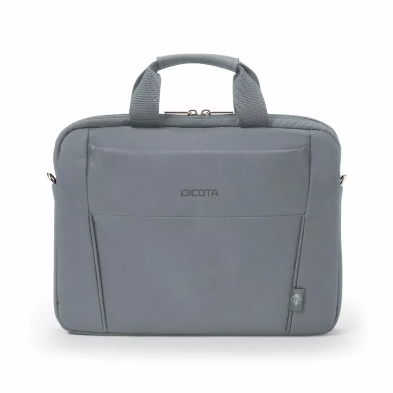 DICOTA Eco õhuke Case Base - 13–14,1-tolline sülearvutikohver - Hall / 300d Rpet Polyester