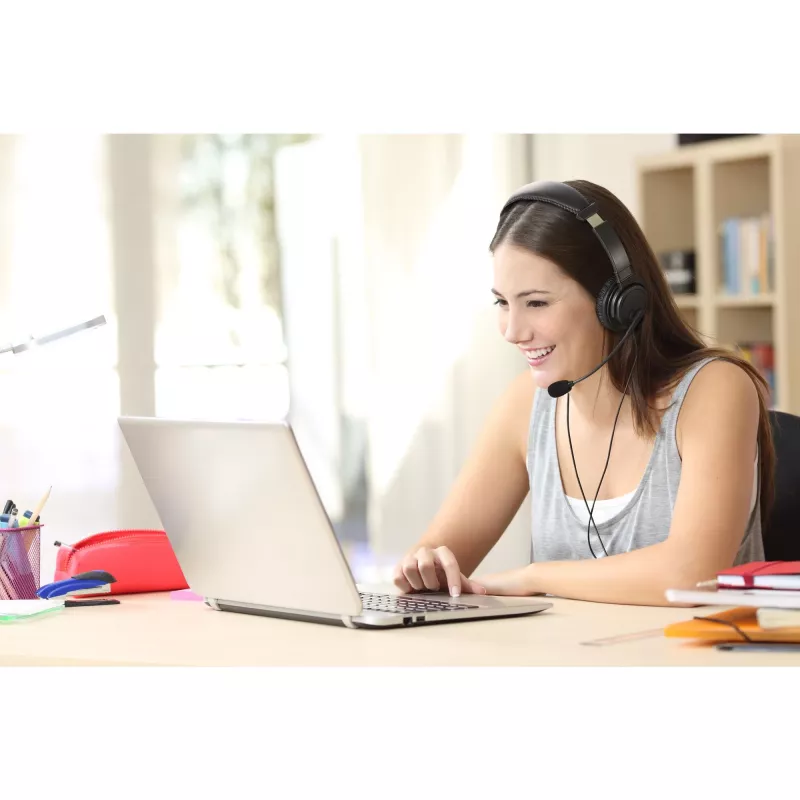 Kensington Classic USB-C kõrvaklapid mikrofoniga, juhtmega, kõned/muusika, kõrvaklapid, must
