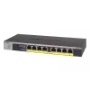 NETGEAR GS108LP Haldamata Gigabit Ethernet (10/100/1000) Power over Ethernet (PoE) 1U Must, Hall
