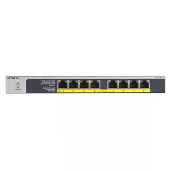 NETGEAR GS108LP Haldamata Gigabit Ethernet (10/100/1000) Power over Ethernet (PoE) 1U Must, Hall