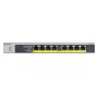 NETGEAR GS108LP Haldamata Gigabit Ethernet (10/100/1000) Power over Ethernet (PoE) 1U Must, Hall
