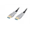 HDMI-kaabel LANBERG CA-HDMI-20FB-0300-BK — 30 m, HDMI Type A-pistik-isane, HDMI 2.0, 18 Gbit/s, 4K@144Hz, HDR, ARC, Ethernet, must