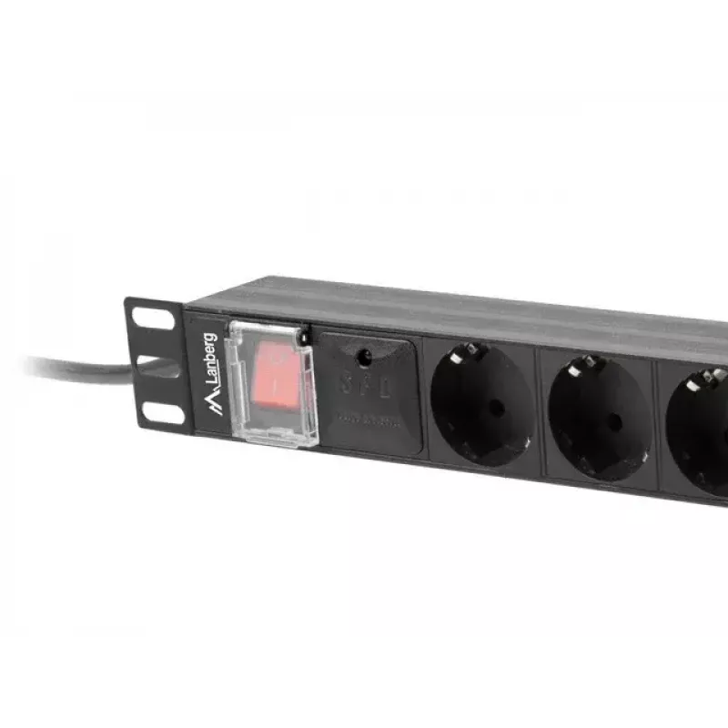 Toitejaotusseade PDU Lanberg PDU-08F-0200-BK
