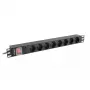 Toitejaotusseade PDU Lanberg PDU-08F-0200-BK