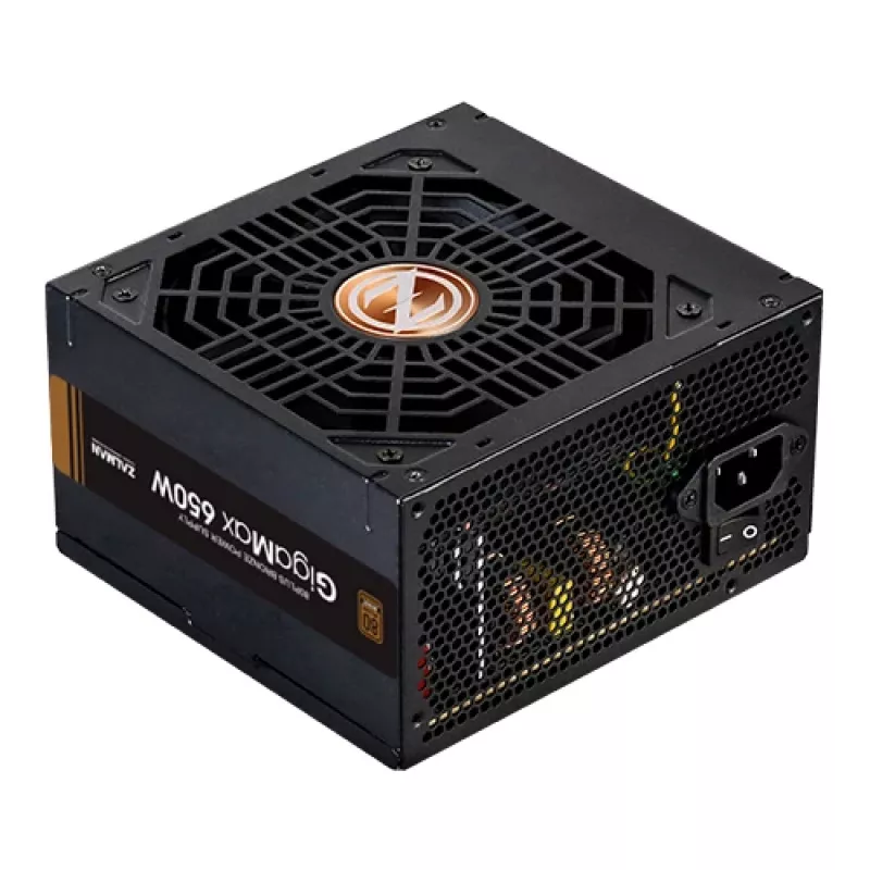 Zalman ZM650-GVII toiteplokk 650 W 20+4 pin ATX ATX Must