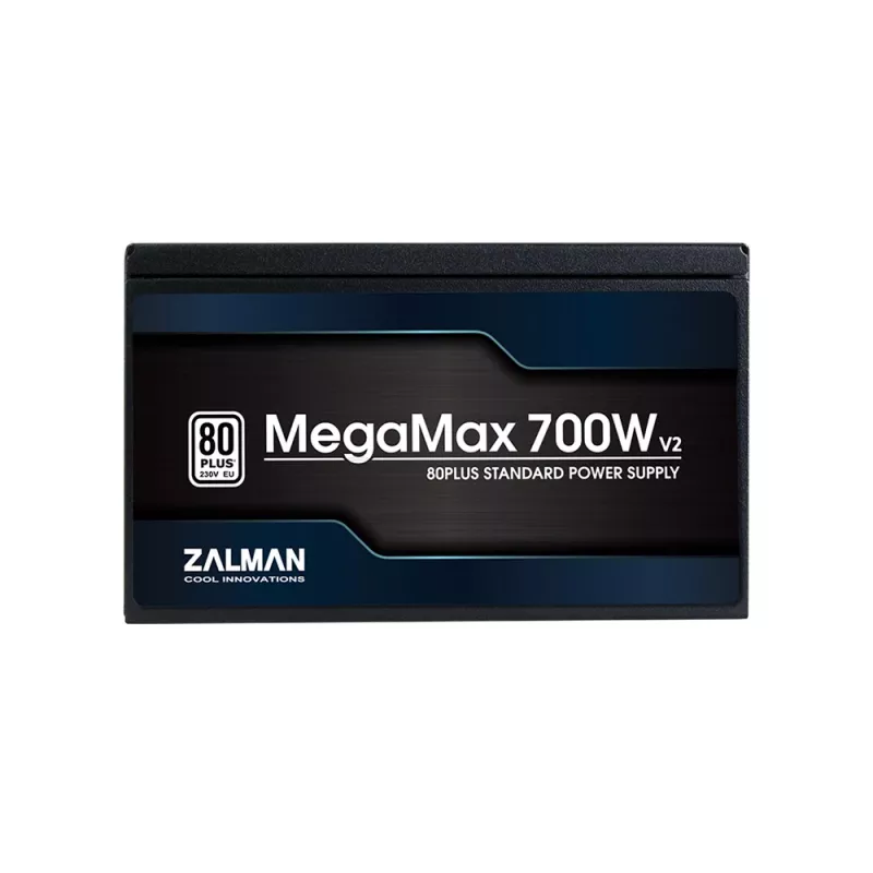Zalman ZM700-TXII V2 MegaMax 80PLUS 230V EU STANDARD sertifitseeritud kõrge efektiivsusega PCI-E toiteplokk 700 W 20+4 pin ATX ATX