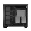 Arvuti korpus Fractal Design Torrent Tower Black — toetab ATX/EATX/ITX, 2x180mm esiventilaatorit, 2x3,5-tollist pesa, 4x2,5-tollist pesa, karastatud klaas