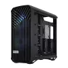 Arvuti korpus Fractal Design Torrent Tower Black — toetab ATX/EATX/ITX, 2x180mm esiventilaatorit, 2x3,5-tollist pesa, 4x2,5-tollist pesa, karastatud klaas
