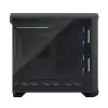 Arvuti korpus Fractal Design Torrent Tower Black — toetab ATX/EATX/ITX, 2x180mm esiventilaatorit, 2x3,5-tollist pesa, 4x2,5-tollist pesa, karastatud klaas