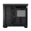Arvuti korpus Fractal Design Torrent Tower Black — toetab ATX/EATX/ITX, 2x180mm esiventilaatorit, 2x3,5-tollist pesa, 4x2,5-tollist pesa, karastatud klaas