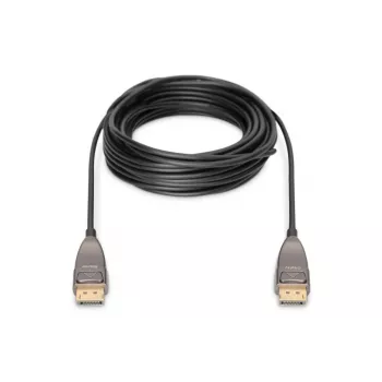DIGITUS DisplayPort AOC hübriidkiudoptiline ühenduskaabel M/M UHD 8K@60Hz, CE, must 15m