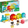 LEGO DUPLO numbritega rong 10954 – varajase õppe rong nummerdatud vagunitega loendamiseks ja sorteerimiseks
