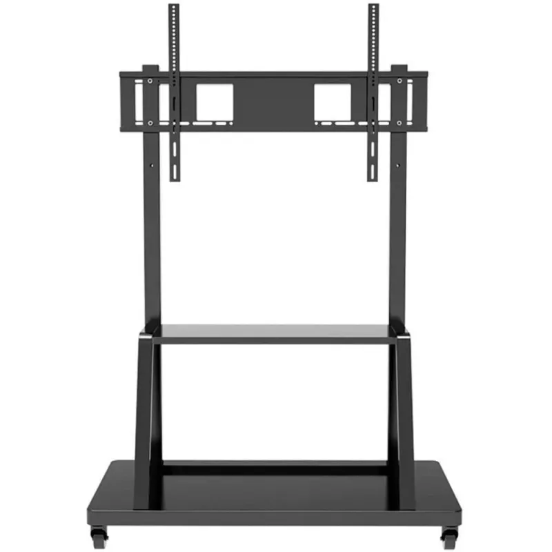 Kaasaskantav lameekraani põrandastatiiv TECHLY Signage Display Mount ICA-TR30 — 55–100-tollistele ekraanidele, VESA 1200x600, max koormus 150 kg, rattad, must