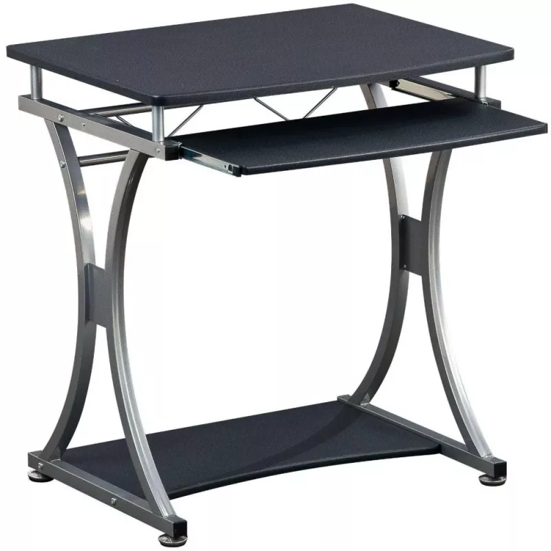 Techly Compact Desk for PC with Removable Tray, Must Graphite ICA-TB 328BK