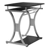 Techly Compact Desk for PC with Removable Tray, Must Graphite ICA-TB 328BK
