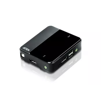 ATEN 2-pordiline USB 4K DisplayPort 1.2 KVM-lüliti (KVM-kaablid kaasas)