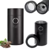 Burr grinder Adler AD4446BS — 150 W, stainless steel burrs, 75 g bean hopper, Must