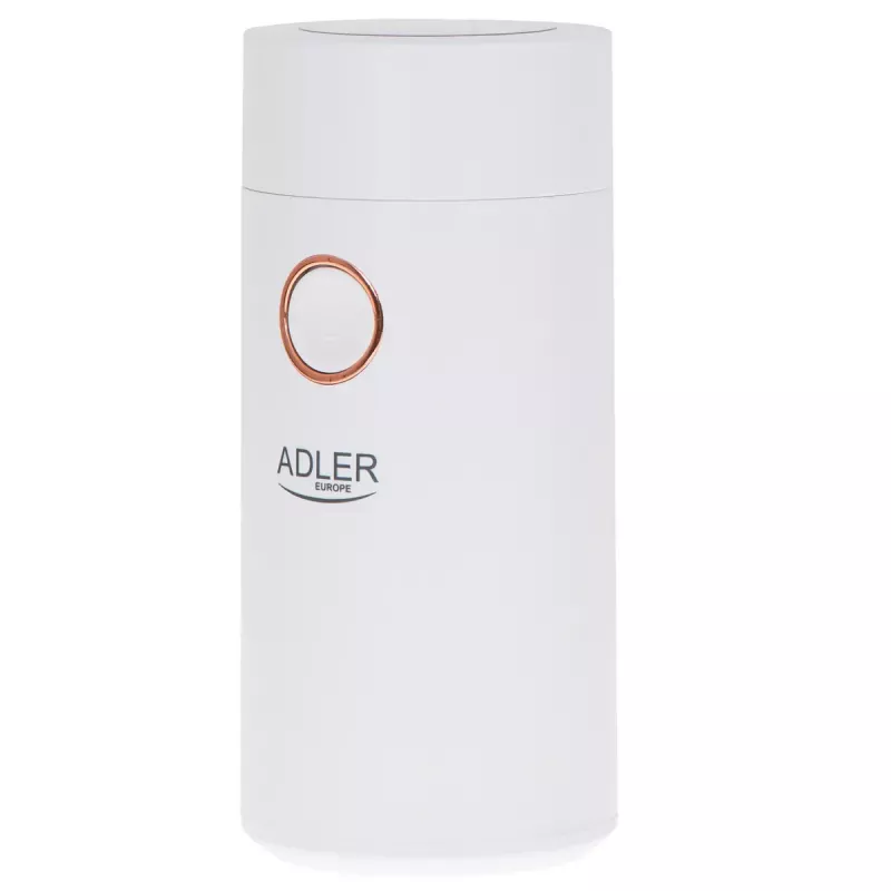 Kohviveski terastega Adler AD4446WG — elektriline kohviveski, roostevabast terasest veskid, 75 g punker, 150 W, valge