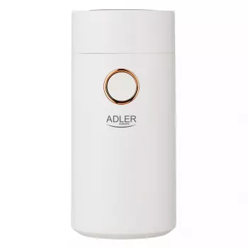 Kohviveski terastega Adler AD4446WG — elektriline kohviveski, roostevabast terasest veskid, 75 g punker, 150 W, valge