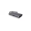 ICY BOX IB-DK4040-CPD Juhtmega USB 3.2 Gen 1 (3.1 Gen 1) Type-C Antratsiit, Must