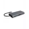 ICY BOX IB-DK4040-CPD Juhtmega USB 3.2 Gen 1 (3.1 Gen 1) Type-C Antratsiit, Must