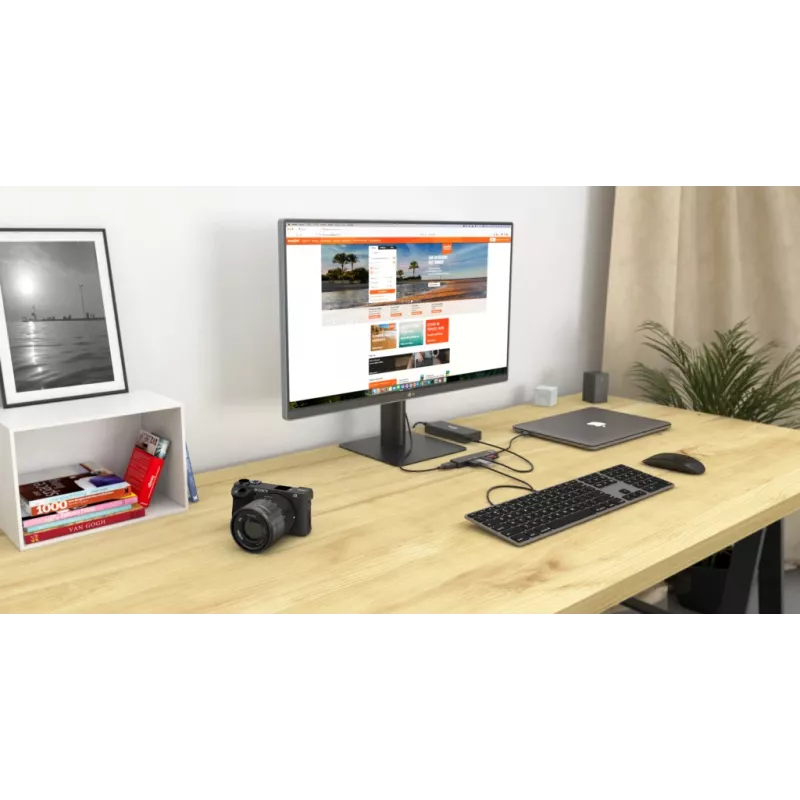 i-tec USB-C Travel Easy Dock 4K HDMI + toiteedastus 60 W