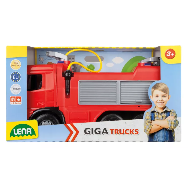 Lena GIGA TRUCKS Ride-on Fire truck Arocs, tuletõrjeauto, 3 a, mitmevärviline