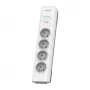 Surge Protector Philips SPN7040WA/60 4 AC outlets 600 J 2 m Valge