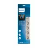 Surge Protector Philips SPN7040WA/60 4 AC outlets 600 J 2 m Valge