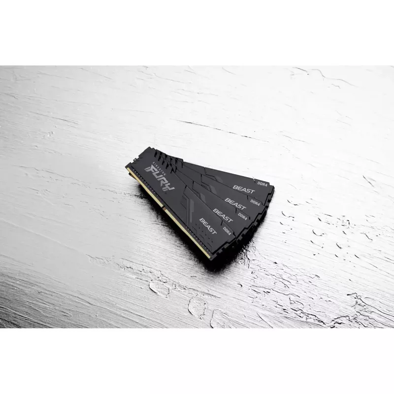 Kingston Technology FURY Beast 64GB 3600MT/s DDR4 CL18 DIMM (2 komplekti) Must