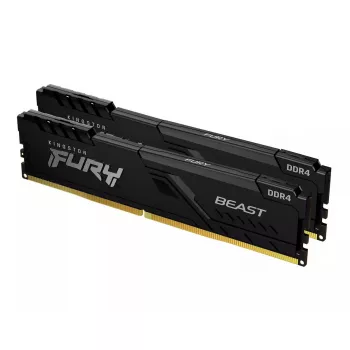 Kingston Technology FURY Beast 64GB 3600MT/s DDR4 CL18 DIMM (2 komplekti) Must
