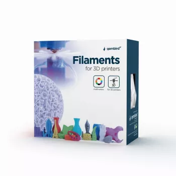 GEMBIRD ABS-filament - Hõbedane - 1,75mm - 1kg