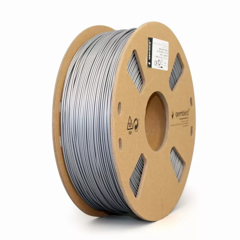 GEMBIRD ABS-filament - Hõbedane - 1,75mm - 1kg
