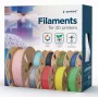 GEMBIRD PLA-PLUS filament, hõbedane, 1,75 mm, 1 kg