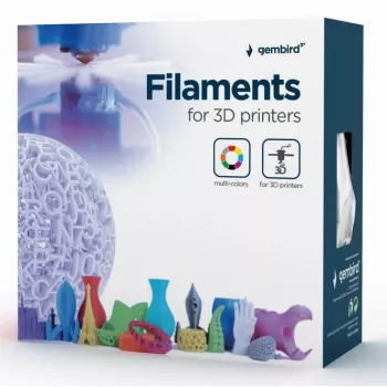 GEMBIRD PLA-PLUS filament, hõbedane, 1,75 mm, 1 kg
