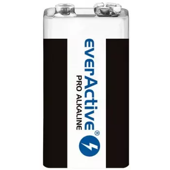 9 V leelispatarei everActive EV6LR61-PRO, 9 V, 650 mAh, 26,4×48,5×16 mm, 1 tk