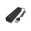 ICY BOX IB-HUB1700-U3 USB 3.2 Gen 1 (3.1 Gen 1) Type-A 5000 Mbit/s Must